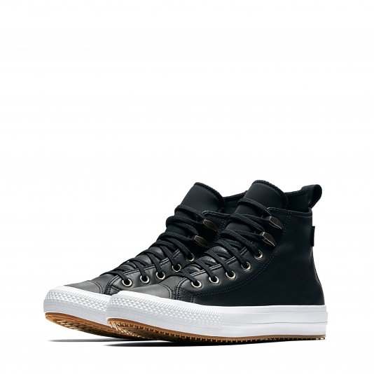Chuck Taylor All Star Waterproof HI Black Leather