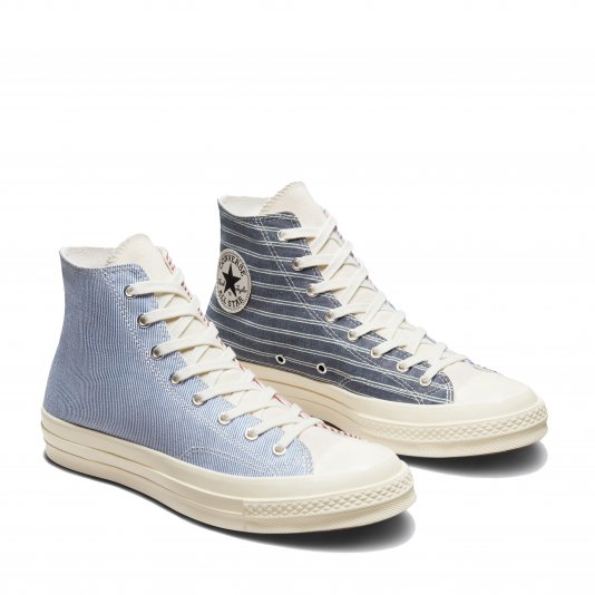Chuck Taylor Vintage 70 Beyond Retro Stripes HI Egret/Multi