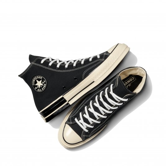 Chuck Taylor Vintage 70 Black & White HI Black/Natural Ivory