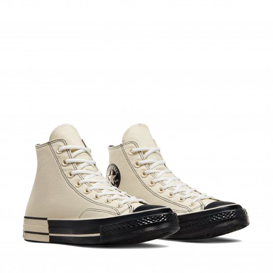 Chuck Taylor Vintage 70 Black & White HI Natural Ivory/Black