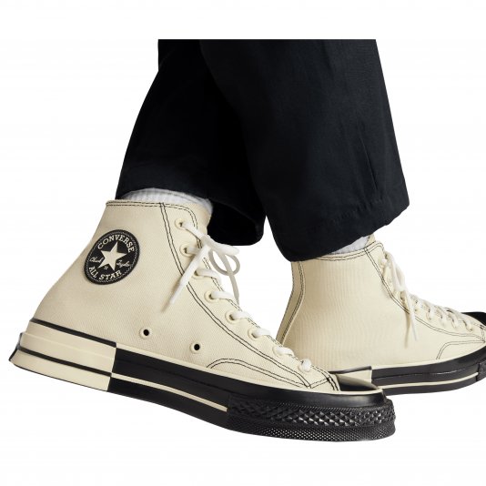 Chuck Taylor Vintage 70 Black & White HI Natural Ivory/Black