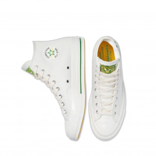 Chuck Taylor Vintage 70 Breaking Down Barriers HI White/Yellow Green