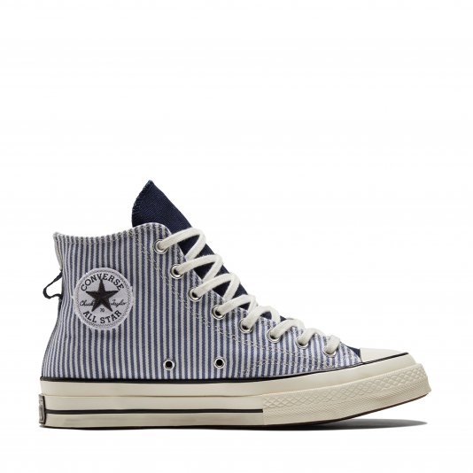 Chuck Taylor Vintage 70 Crafted Stripe HI Washed Indigo/Egret/Black