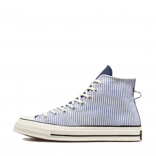 Chuck Taylor Vintage 70 Crafted Stripe HI Washed Indigo/Egret/Black