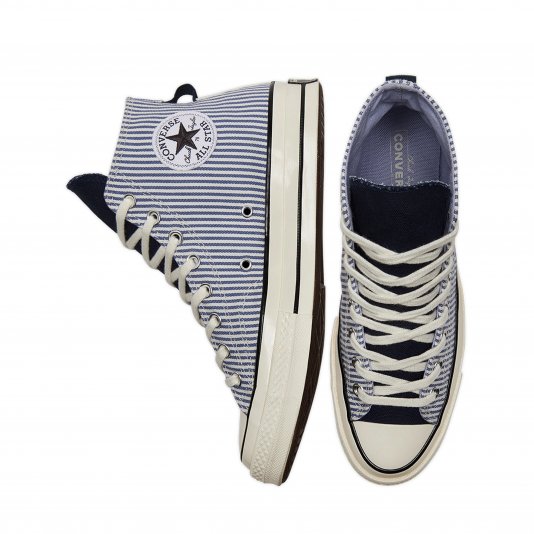 Chuck Taylor Vintage 70 Crafted Stripe HI Washed Indigo/Egret/Black