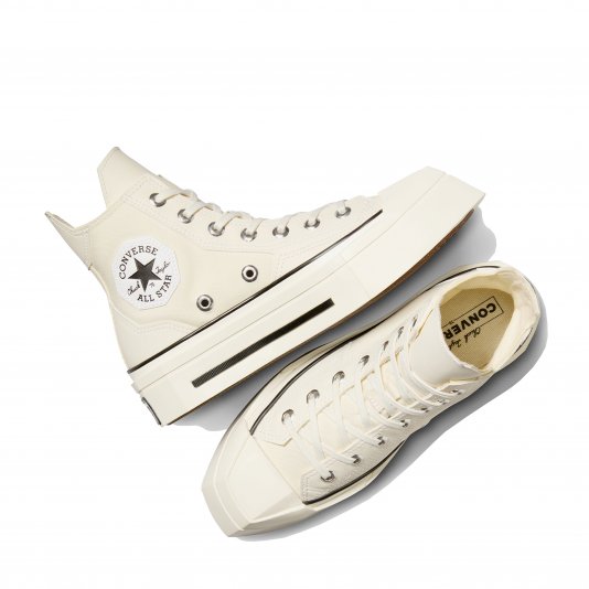 Chuck Taylor Vintage 70 De Luxe Squared HI Egret/Black