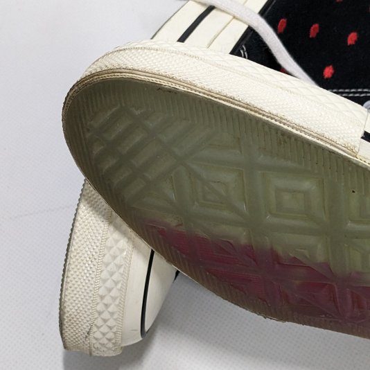 Chuck Taylor Vintage 70 Embroidered Lips HI Black/University Red ( У )