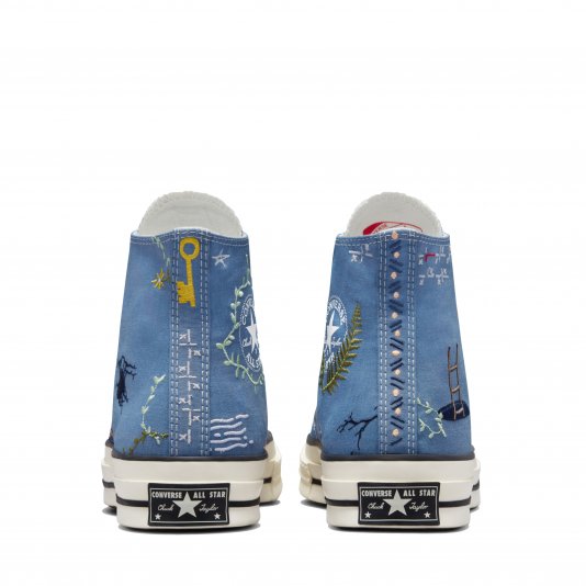 Chuck Taylor Vintage 70 Embroidery HI Light Blue/Multi/Egret
