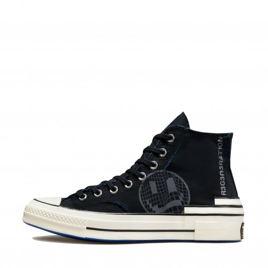 Chuck Taylor Vintage 70 Hacked Heel Tear Away HI Black/Iron Grey/Blue