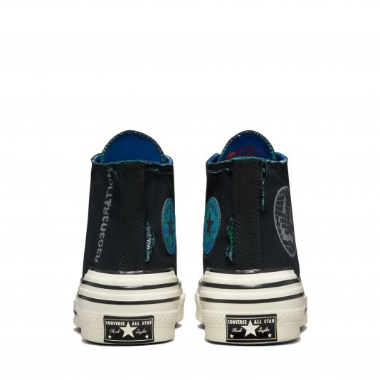 Chuck Taylor Vintage 70 Hacked Heel Tear Away HI Black/Iron Grey/Blue
