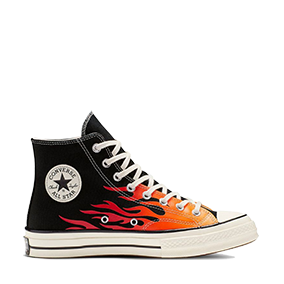 Chuck Taylor Vintage 70 HI Archive Flame Black/Enamel Red/Egret