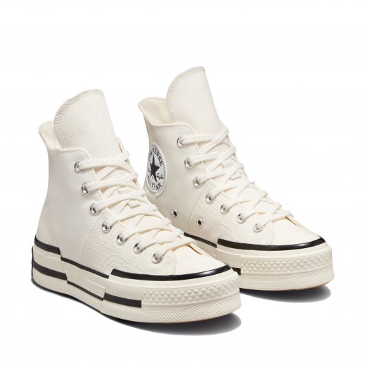 Chuck Taylor Vintage 70 Plus HI Egret/Black