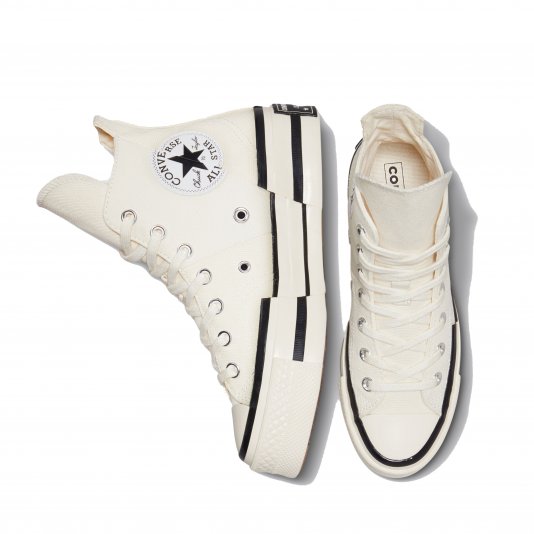 Chuck Taylor Vintage 70 Plus HI Egret/Black