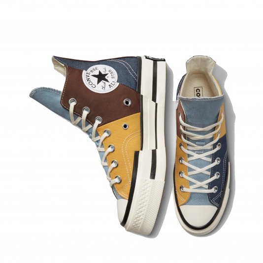 Chuck Taylor Vintage 70 Plus Material Mashup HI Squirrel Friend/Navy/Egret