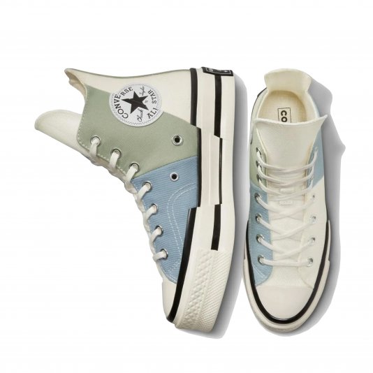 Chuck Taylor Vintage 70 Plus Material Mashup HI Summit Sage/Egret