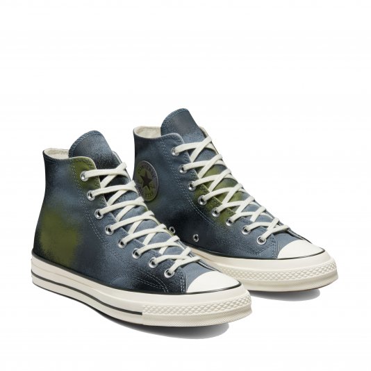 Chuck Taylor Vintage 70 Spray Paint HI Lunar Grey/Cyber Grey/Grassy