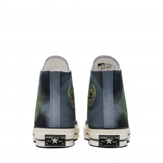 Chuck Taylor Vintage 70 Spray Paint HI Lunar Grey/Cyber Grey/Grassy