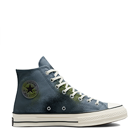 Chuck Taylor Vintage 70 Spray Paint HI Lunar Grey/Cyber Grey/Grassy