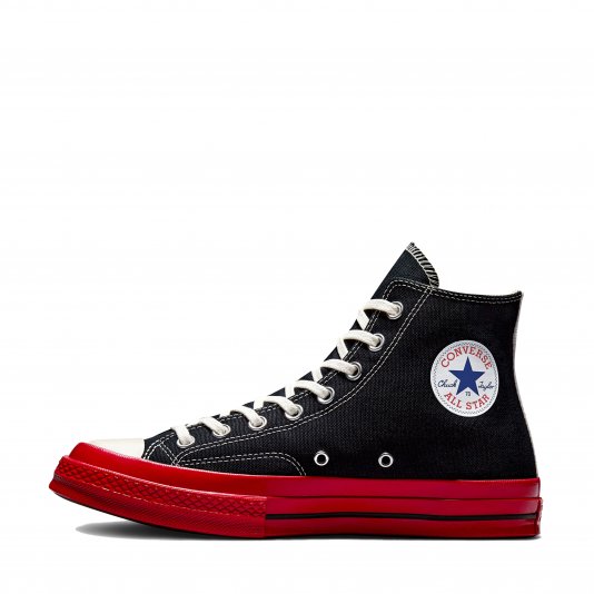 Chuck Taylor Vintage 70 X Comme des Garcons PLAY HI Black/Red