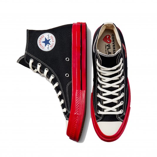 Chuck Taylor Vintage 70 X Comme des Garcons PLAY HI Black/Red