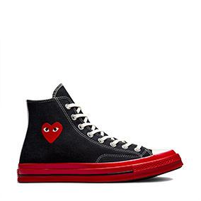 Chuck Taylor Vintage 70 X Comme des Garcons PLAY HI Black/Red