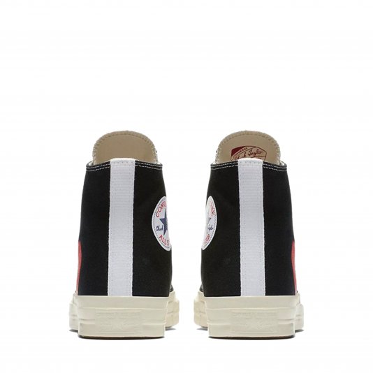 Chuck Taylor Vintage 70 X Comme des Garcons PLAY HI Black/White/High Risk Red