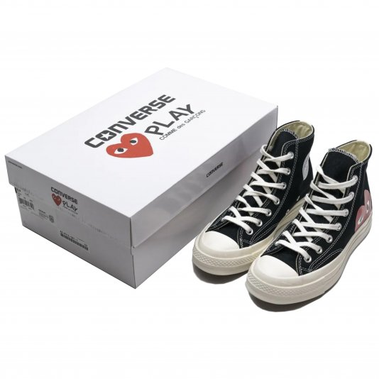 Chuck Taylor Vintage 70 X Comme des Garcons PLAY HI Black/White/High Risk Red
