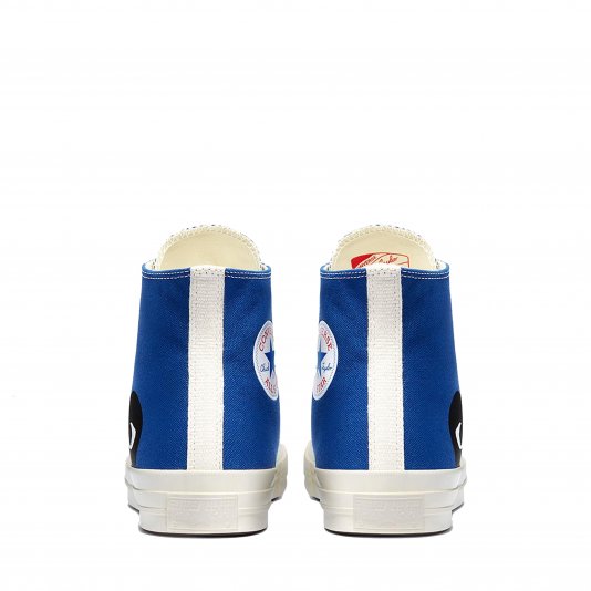 Chuck Taylor Vintage 70 X Comme des Garcons PLAY HI Blue Quartz/Egret/Black