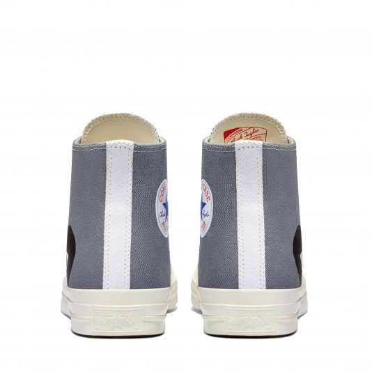 Chuck Taylor Vintage 70 X Comme des Garcons PLAY HI Steel Gray/Egret/Black