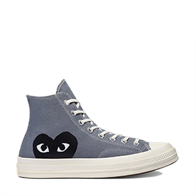 Chuck Taylor Vintage 70 X Comme des Garcons PLAY HI Steel Gray/Egret/Black