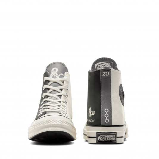 Chuck Taylor Vintage 70 X Dungeons & Dragons HI Black/Egret/Grey Leather