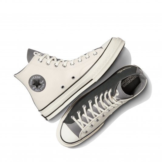 Chuck Taylor Vintage 70 X Dungeons & Dragons HI Black/Egret/Grey Leather