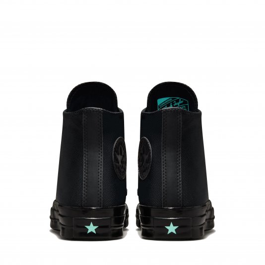 Chuck Taylor Vintage 70 Zip Surface Fusion HI Black/Electric Aqua