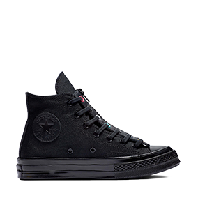 Chuck Taylor Vintage 70 Zip Surface Fusion HI Black/Electric Aqua
