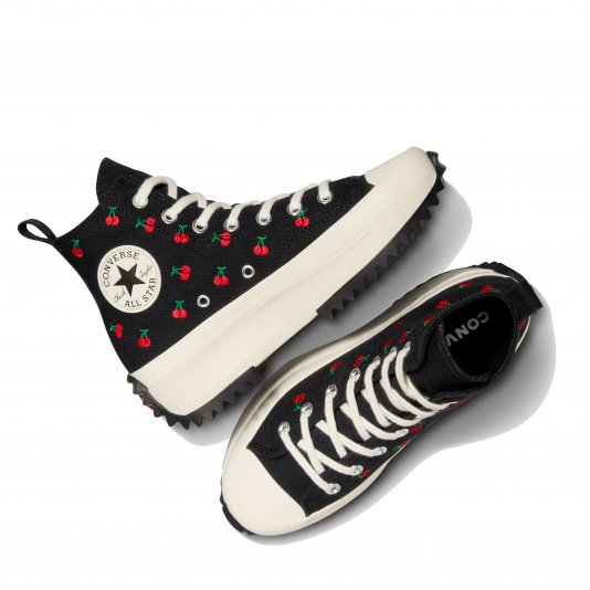 Run Star Hike Lugged Cherries HI Black/Egret/Red