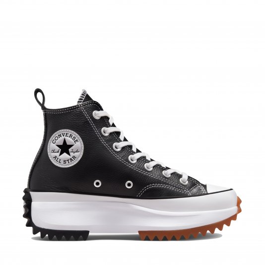 Run Star Hike Lugged HI Black/White/Gum Leather