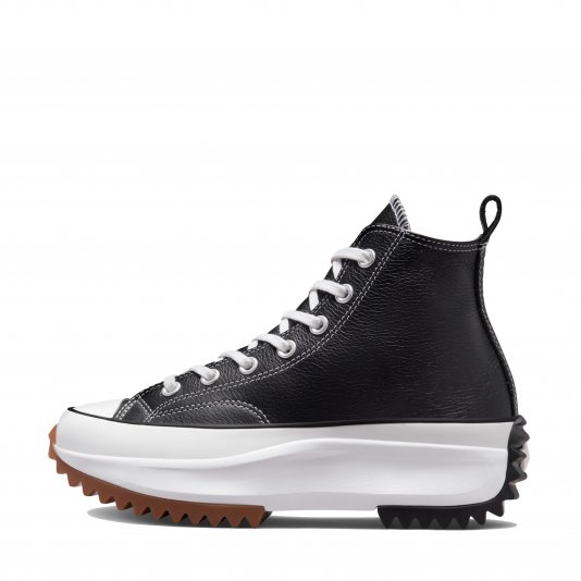 Run Star Hike Lugged HI Black/White/Gum Leather