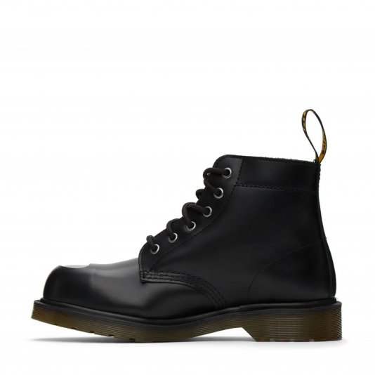 101 Steel Toe Black Smooth