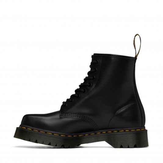 1460 Bex Squared Toe Black Polished Smooth