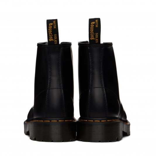 1460 Bex Squared Toe Black Polished Smooth