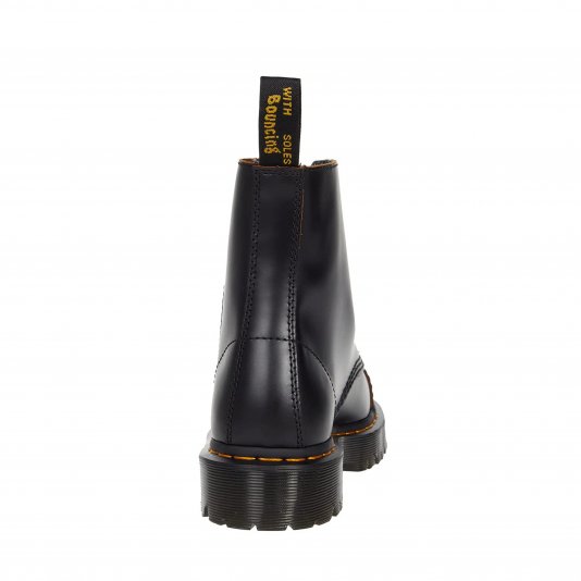 1460 Bex Zip Laceless Black Vintage Smooth