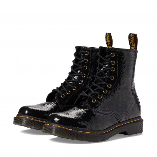 1460 Black Distressed Patent