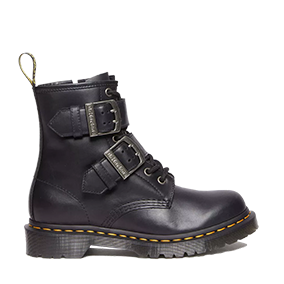 1460 Buckle Black Classic Pull Up