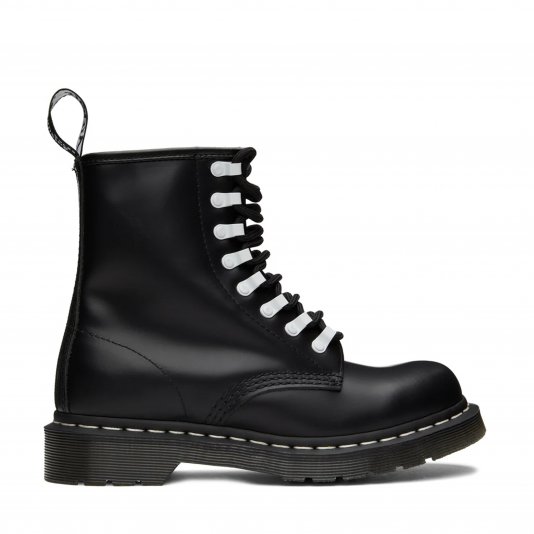 1460 Contrast Hardware Black Smooth