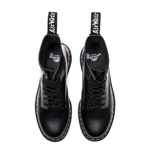 1460 Contrast White Stitch Black Smooth
