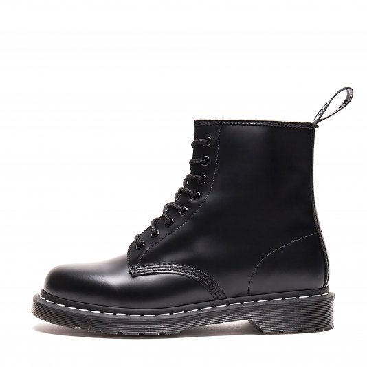 1460 Contrast White Stitch Black Smooth