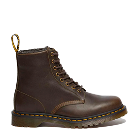 1460 Faux Fur Lined Olive Grizzly