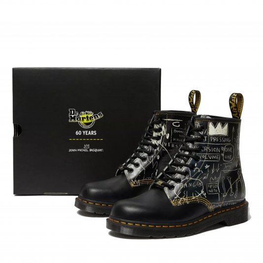 1460 Jean-Michel Basquiat Black Backhand