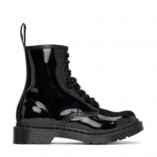 1460 Mono Black Patent Lamper