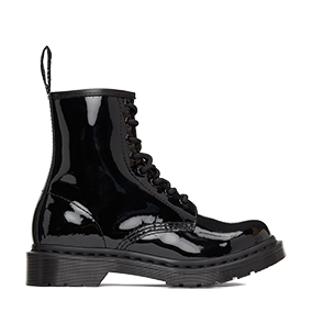 1460 Mono Black Patent Lamper